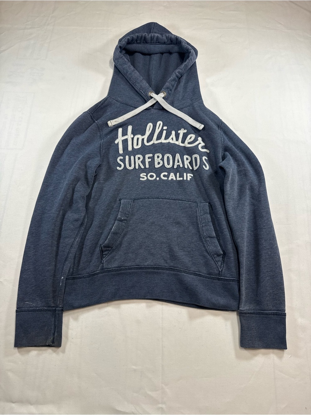 Y2K Hollister Surfboards So. Calif Hoodie Waffle Lined Hood Size S